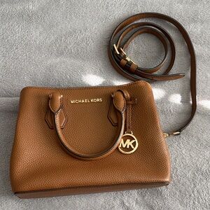 Michael Kors Tan Leather Satchel